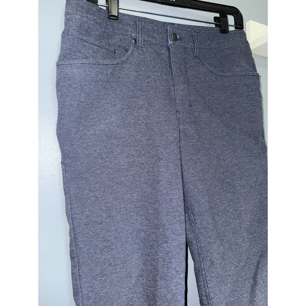 Men's Lululemon ABC Slim Tech Pants in Heathered Blue Canvas | Size 30